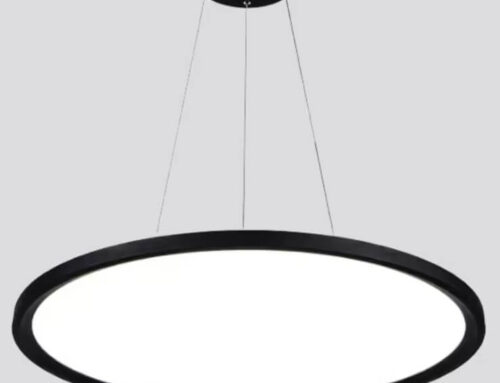 LED ince yuvarlak ışık fikstürü kolye 400mm 36W