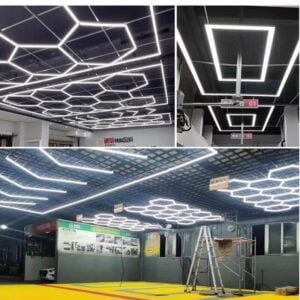 Hexagon led lights