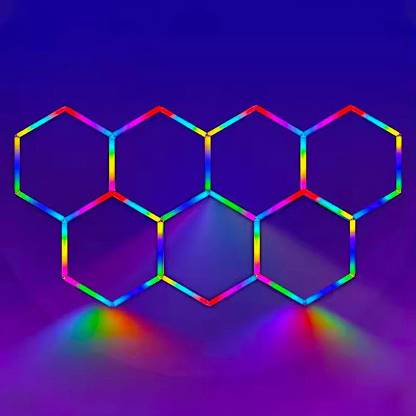 rgb altıgen ışıklar